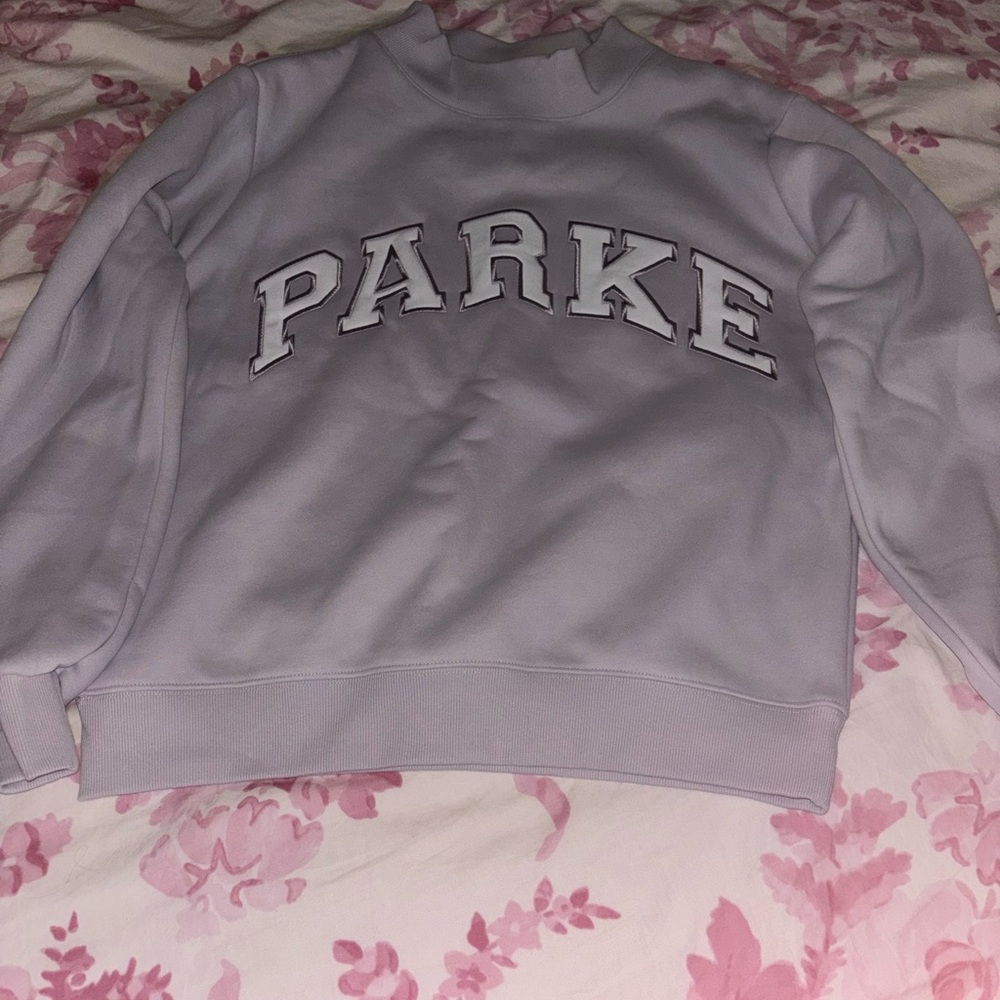 Parke Valentine’s Day Lavender Mockneck - Picture 2 of 4